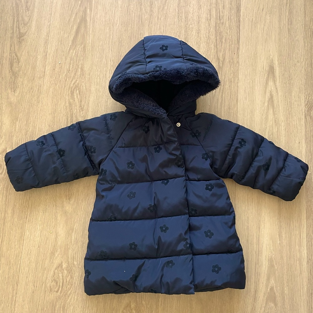 Jacadi toddler girl’s puffer coat
